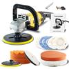 OutFyt Rotatory Car Polisher 180mm Disc Orbital Electric Polishing Machine M14 High Power 6 Variable Speed Paint Care Tool ,Alte prestazioni(Set and bonnets)