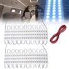 Vegena 120 Led Luci Abitacolo Auto 12v Luci Interne Per Furgoni Luce Interna Furgone Kit Plafoniere A Led, Con Cavo Di Prolunga, Luce Interna A Led Per Camion Camper Furgoni Barca