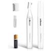 TOUCHBeauty Rasoio Sopracciglia,Epilatore Elettrico Sopracciglia Donna, Precision Trimmer Professionale di Precisione Facciali Indolore,Rasoio Viso Trimmer Portatile per Donna AG-1658W(Bianco)