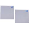 HanOaki 2 pellicole polarizzanti 9 x 9 mm per riparazione display LCD, in plastica grigia, per cruscotto di veicoli elettrici, piccoli schermi, specchi, orologi