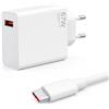 Generic Fast Charger 67W USB-C: adattatore con cavo di tipo C, ricarica ad alta velocità per telefoni, tablet e computer portatili, compatibile con Xiaomi, Oppo, Samsung, Realme e altri dispositivi
