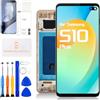 ARSSLY Schermo di ricambio per Samsung Galaxy S10 Plus, display LCD SM-G975F/DS SM-G975U, con strumenti (oro con cornice, incluso