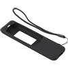 EffiFish Custodia in silicone per Samsung BN59-01432A BN59-01480L Voice Remote con protezione anticaduta texture antiscivolo e ritagli precisi (nero)