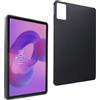 REY Cover in Gel TPU Nera per Lenovo Idea Tab 2025 11, Ultra Sottile 0,33 mm, Morbido Flessibile, Custodia Silicone