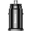 Baseus Square - Car charger USB QC 3.0 + USB-C PD, 30 W (Black)