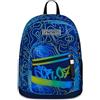 Seven Zaino New Fit, Doppio Scomparto, Tasca Porta Borraccia, Scuola e Tempo Libero, Nuanced Blue, Bambini e Ragazzi, blu/giallo