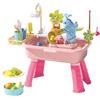 Nudorpn Tavolo da gioco per bambini, grande tavolo da gioco d'acqua con pompa di circolazione automatica e acqua corrente, ricchi , tavolo da gioco per terrazza e campeggio