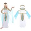 Wizland antico egiziano costume ragazze con fascia da testa,Cleopatra ragazze Outfit,Bambini Faraone Fancy Abito per Halloween Carnevale Festa a tema 12-14 anni