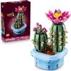LEGO Botanicals Cactus in Fiore - Pianta Artificiale in Vaso con 2 Cactus e Fiori Finti - Decorazione Fai da Te per Camera da Letto - Regalo per Bambine da 9 Anni e Adulti Amanti delle Piante - 11509