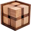 Engelhart - 350200 - Crazy Cube - Rompicapo in legno ecologico - Difficile - 7 cm di lato - A partire da 10 anni