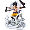 Banpresto Figura Azione Monkey D. Luffy Gear4 One Piece - Senkozekkei 15 cm - PZ71025P Multicolore - Figura da collezione - Ideale per gli appassionati di Anime