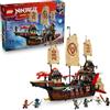 LEGO NINJAGO Il Bounty del Tempio - Barca Giocattolo Interattiva con Vele Mobili e 6 Minifigure tra cui Cole Zane e Nya - Regalo per Bambini da 14 Anni in su Fan di La Rivolta dei Draghi - 71848