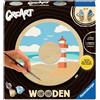 Ravensburger CreArt 25924 - Mare - dipinto con numeri su legno, set di pittura fai da te con pennello e colori acrilici, regalo per donne e uomini, dipinto per adulti