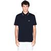 Armani Exchange Polo da Uomo, a Maniche Corte, con Logo Stiped Collar Side Monogram, Blu, XXL, Navy Scuro, XXL
