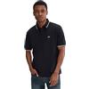 Armani Exchange Polo da Uomo Essential, Doppia Manica a Righe e Logo Collar Side Monogram, Blu, S, Navy Scuro, S