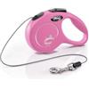 Flexi FL-3433 Guinzaglio per Gatti massimo 3 kg, 3 m, Taglia XS, Colore Rosa