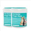 Kiuiom Zampalife Salviette Dentali, Nuovo Salviette Denti Zampalife per Cani e Gatti - Aiutano a Pulire I Denti, Freschezza Dell'alito Senza Bisogno Spazzolino Riduce Tartaro E Rinfresca L'alito,Delica (2PC)