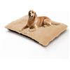 XIEMINLE Grande letto per cani di taglia media, morbido, calmante, cuscino per cuccia per animali domestici, lavabile in lavatrice, caldo, con fodera rimovibile (70 x 50 x 8 cm, beige)