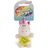 NICI 42725 - Ciondolo unicorno Theodor, angelo custode, 8 cm, bianco/rosa