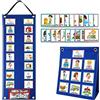 JETHMA Agenda giornaliera visiva per bambini, strumento di aiuto all'apprendimento con 70 schede di pianificazione, attrezzature sensoriali ora e successive per casa e scuola