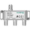 Axing BVE 3-01X - Distributore a 3 vie 6 dB 5-1800 MHz TV Data Internet TV via cavo