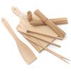 Tuuli Kitchen Utensili barbecue Set Di Attrezzi Per Barbecue Perfetti per Grill Legno (Tagliere, Spatola, Pinze per griglia, Forchetta, Stuzzicadenti, Spiedini)