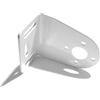 Generico Staffe soffitto-parete per tenda a caduta senza cassonetto (Bianco)