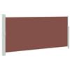 vidaXL Tenda Sole Laterale Retrattile 140x300 cm Marrone Telone Telo Parasole