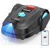 YARDCARE M800Plus Robot Tagliaerba Senza Filo Perimetrale, Posizionamento GPS + 3D Visione, Robot Tosaerba, Modalità di Taglio a U,800 m², App, Rilevamento di 150 Ostacoli,Nero Petrolio
