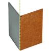 innogard 6017-001 - Connettore angolare esterno per bordo prato - Acciaio corten - Bordo letto, protezione anticorrosione, altezza 15 cm
