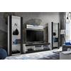 Komodee Set Tivoli Grande Bianco/Nero 250x159x35 cm