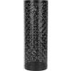 Fyearfly Portaombrelli Cilindrico in Metallo, Classic per Ingresso, Contenitore Organizzatore Portaombrelli Rotondo Scavato in Metallo per Arredamento Ufficio Domestico Hotel (Nero)