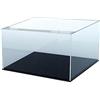 ORUS - Teca con base nera, formato: 25 x 40 x 25 (h)