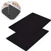 Bangbobi Tappetino Scolapiatti in PU, Diatomite e Gomma, Nero, 30 x 40 cm, Antiscivolo, Lavabile in Lavatrice
