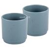 BRUNNER INMANO Set espresso composto da 2 tazzine da caffè in melamina e fondo antislip (DOLOMIT DENIM)