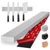 Thingles® I Barra magnetica per coltelli da 40cm I con strisce adesive 3M VHB autoadesivo I portacoltelli magnetico I Striscia banda pensile per coltelli in acciaio inossidabile