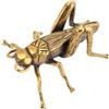 DAUZ Statua di Grillo in Rame, Simulazione Innovativa, Dettagli Vivaci, Simbolo Fortunato, Statuetta di Grillo in Rame da Collezione, Finemente Realizzata per l'arredamento della