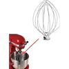 Welikekitchen Frusta in acciaio inox 5K5A2WW per robot da cucina KitchenAid HEAVY DUTY/PROFESSIONAL