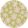 MuchoWow© Zerbino Rotondo 90 cm Tappeto Ingresso Estivo Interno Decorazione Assorbente Sottoporta Scarpe Asciugapassi Illusione Ottica