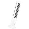SIXRUN Mini Ventilatore a Torre USB da Tavolo Senza Lama, 2 velocità, Raffreddamento Silenzioso, Dormitorio per Ufficio, Studio, per Studenti ABSDorm (WHITE)