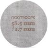 Normcore Colino per rondella 58,5 mm, filtro per espresso, supporto per filtro inferiore doccia, colino a contatto, acciaio inossidabile 316