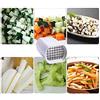 Generic Tagliapatate Acciaio Inossidabile Pratico Affetta Patate Tagliapatatine Fritte Utensile da Domestica per Ristoranti Hotel e Uso Domestico Plastica Resistente e Acci (Come mostrato)
