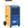 MSW Motor Technics MSW Essiccatore da costruzione, 60 l/giorno, 50-90 m², 480 m³/h, 7,5 l - Pro Series, con manico, deumidificatore