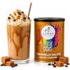 ALMAR GUSTO ITALIANO ALMAR Mix'n Shake Preparato in Polvere per Frappè 500g, Plant Based, Senza Glutine e Lattosio, Ricco di Fibre, Facile e Veloce, Made in Italy, 16 Porzioni (Caramello Salato)