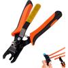 Sinbana Utensile Scollegamento Raccordi Push-To-Connect per 10-12mm, Attrezzo Smontaggio Tubi Dell'Aria Pinza Raccordi Innesto Rapido per Uso Meccanico Domestico e Industriale