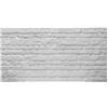 Signorbit Pannello finta Pietra in EPS Resinato Misura 100x50 cm Spessore 2 Cm - COLORADO WHITE - RETAIL BOX da 10 pannelli (sviluppano 5 MQ)