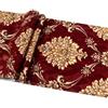 prior.choice Rotolo di carta da parati in PVC con motivo damascato vintage, 9,5 x 0,53 m, impermeabile, goffrato profondo, per camera da letto, soggiorno, (un damasco rosso)
