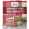 ARCANE INDUSTRIES Pittura per pavimenti interni poliuretanica, multi-supporto ARCADECO - 1683-1 kg Grigio tele 4 - RAL 7047 - ARCANE INDUSTRIES