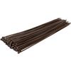 Gocableties - Fascette per Cavi in Nylon 300 x 7,6 mm 100 Pezzi marroni