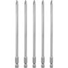 QUARKZMAN 5Pz #2 Punte Cacciavite Phillips PH2 1/4 Gambo Esagonale 6 (150mm) Lungo Acciaio S2 Magnetiche Inserti per Avvitatore per Cacciavite Elettrico Punte Trapano 0.197 (5mm) Asta